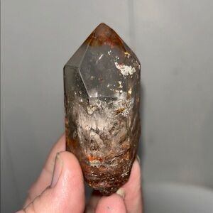 Natural Amphibol Quartz Crystal Decor